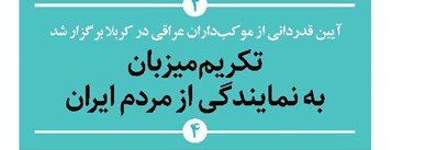 تکریم میزبان به نمایندگی از مردم ایران